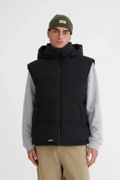 MENS BLOCK DOWN VEST BLACK