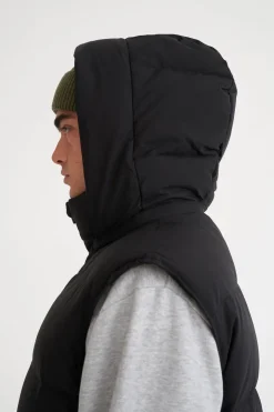 MENS BLOCK DOWN VEST BLACK