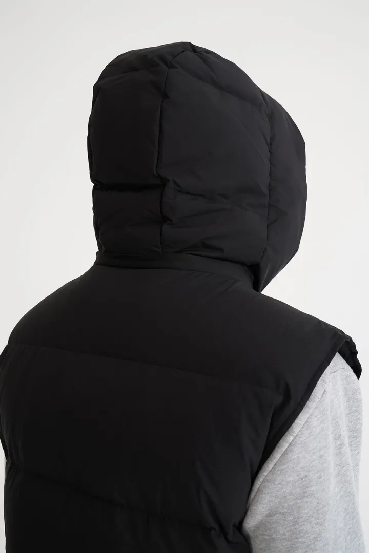MENS BLOCK DOWN VEST BLACK