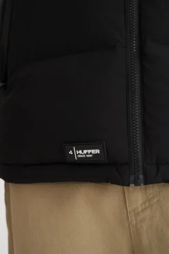 MENS BLOCK DOWN VEST BLACK