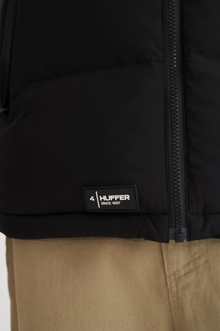MENS BLOCK DOWN VEST BLACK