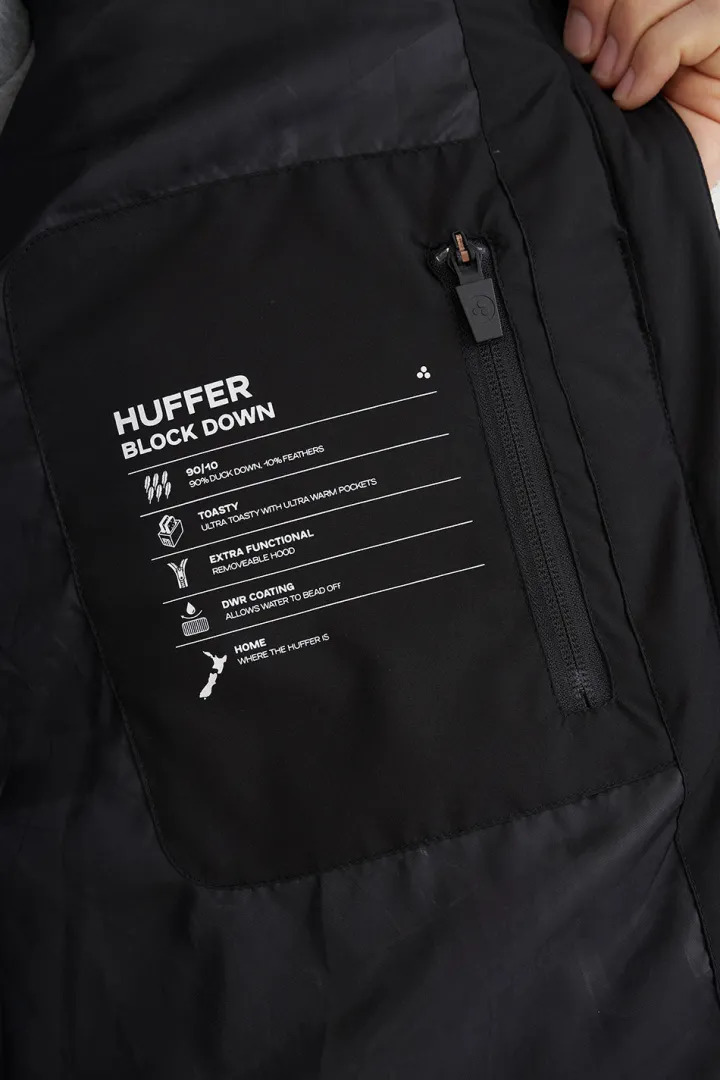 MENS BLOCK DOWN VEST BLACK