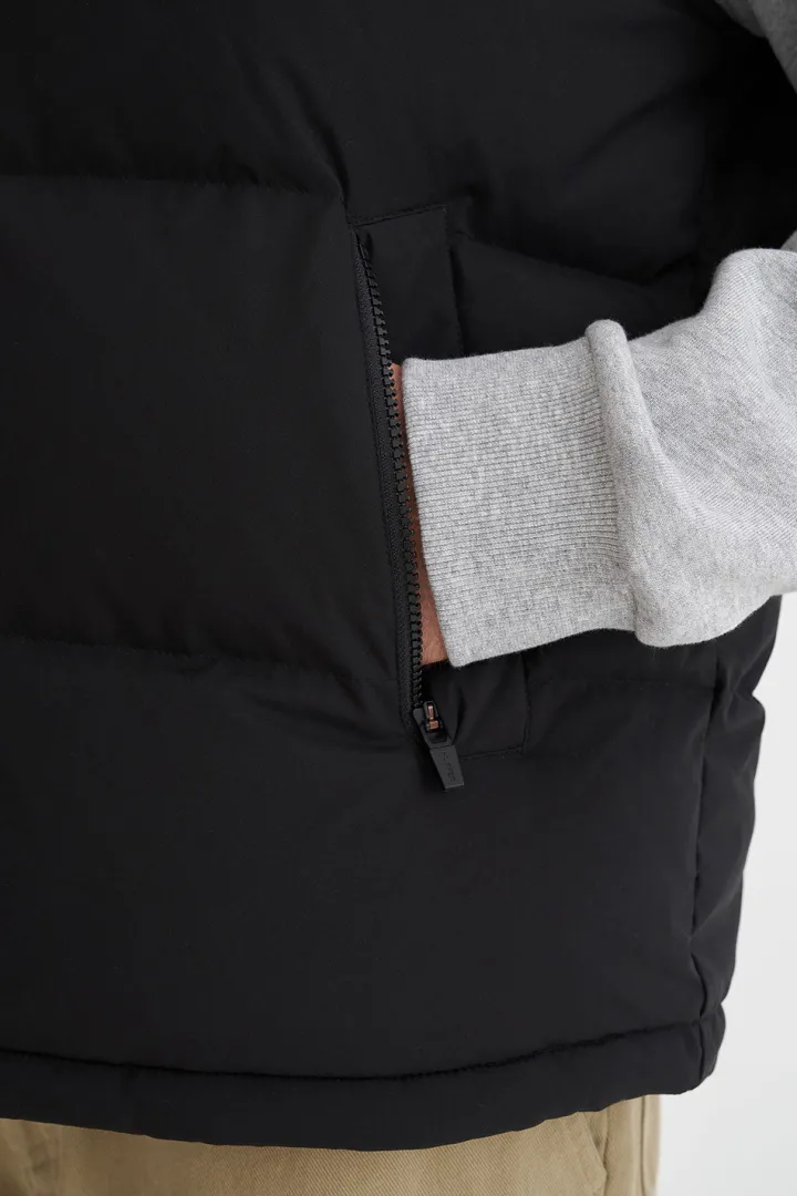 MENS BLOCK DOWN VEST BLACK