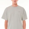 MENS BLOCK TEE STONE