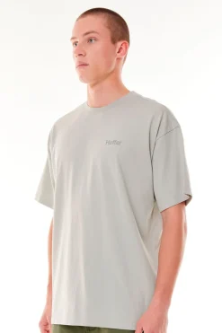 MENS BLOCK TEE STONE