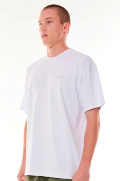 MENS BLOCK TEE WHITE