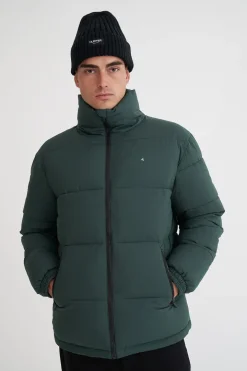 MENS BOX PUFFER JKT FOREST
