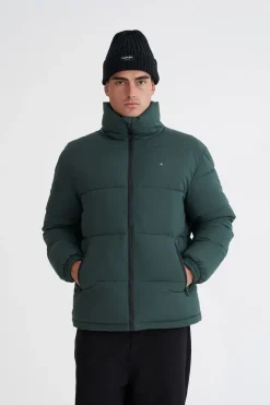 MENS BOX PUFFER JKT FOREST