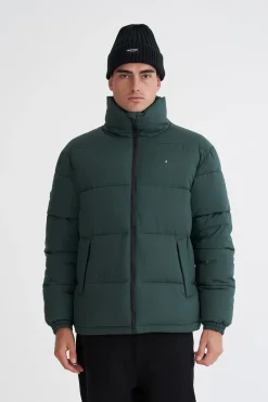 MENS BOX PUFFER JKT FOREST