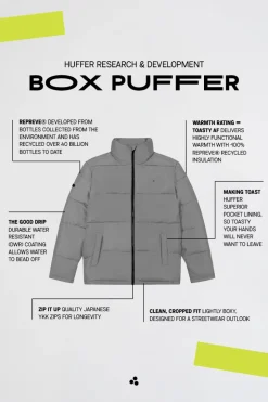 MENS BOX PUFFER JKT REFLECTIVE