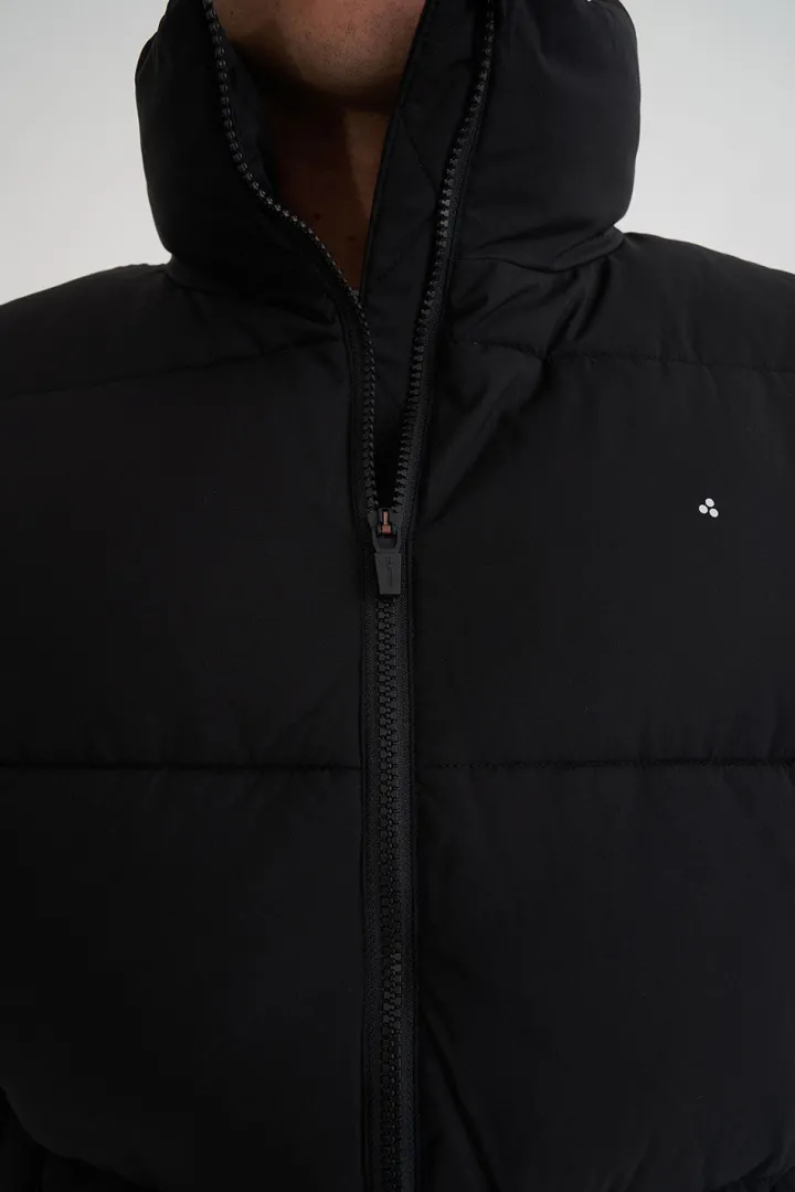 MENS BOX PUFFER VEST BLACK