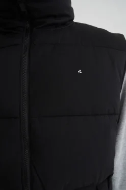 MENS BOX PUFFER VEST BLACK