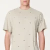 MENS CHEERS SUP TEE DUNE/NAVY