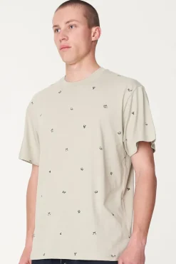 MENS CHEERS SUP TEE DUNE/NAVY