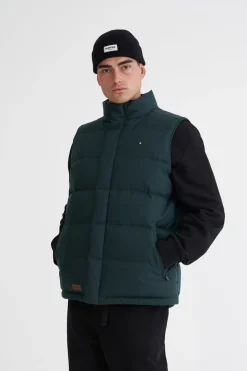 MENS CLASSIC DOWN VEST HRGBNE FOREST