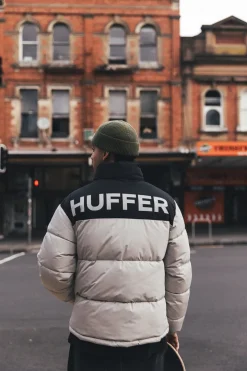 MENS DUO PUFFER JKT BLACK/FOSSIL