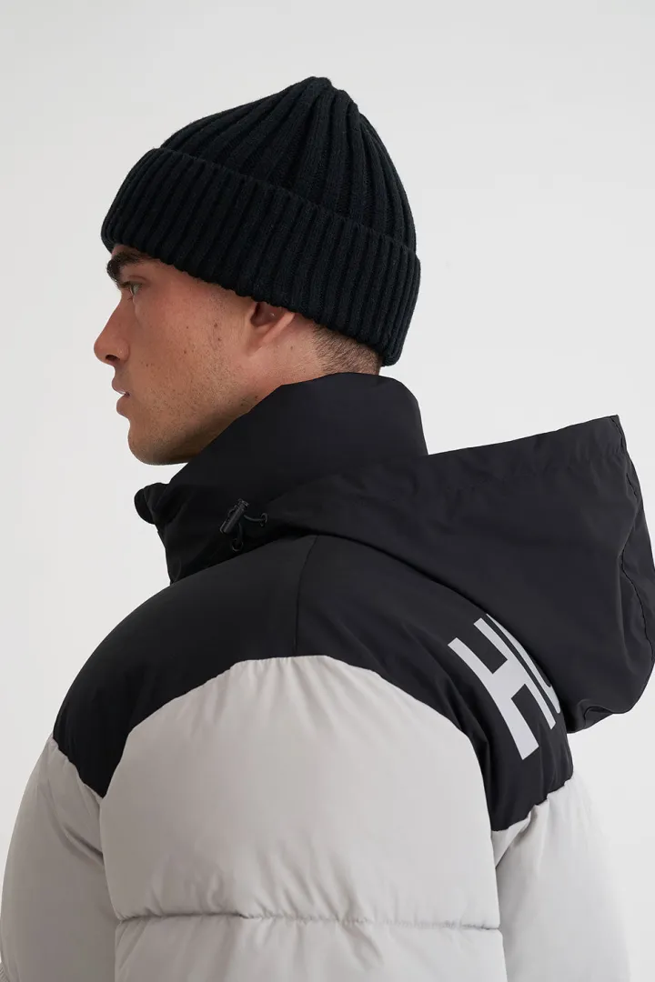 MENS DUO PUFFER JKT BLACK/FOSSIL