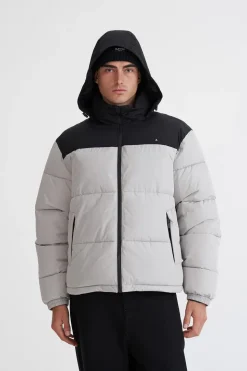 MENS DUO PUFFER JKT BLACK/FOSSIL