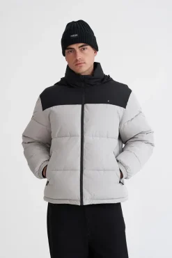 MENS DUO PUFFER JKT BLACK/FOSSIL