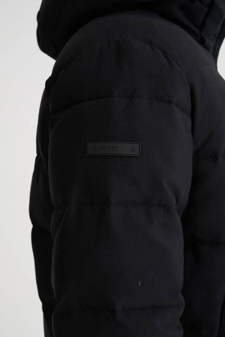 MENS HUFFER PUFFER JKT BLACK