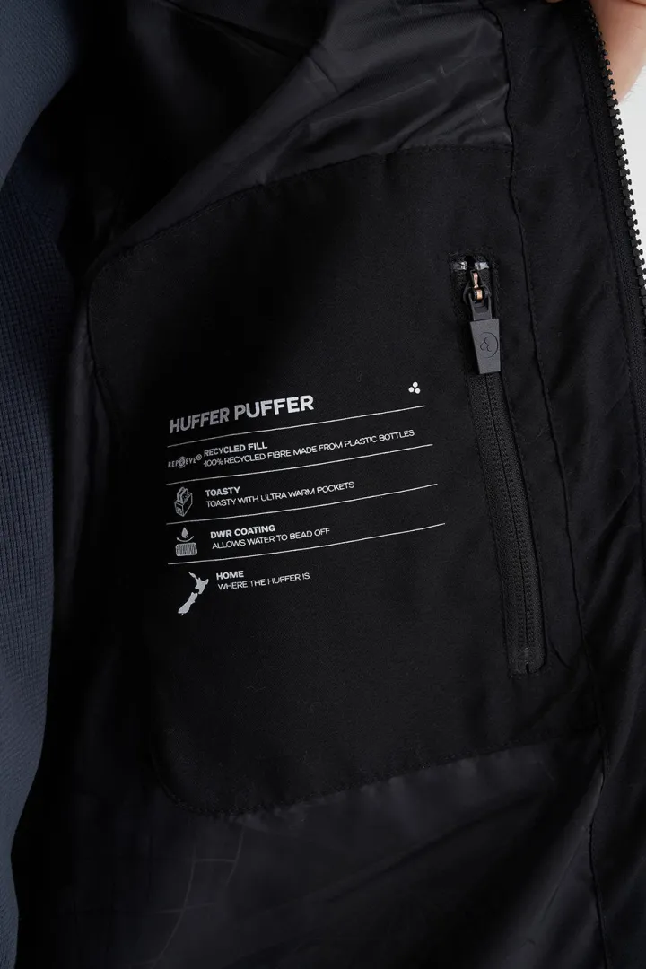 MENS HUFFER PUFFER JKT BLACK