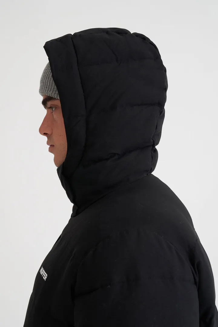 MENS HUFFER PUFFER JKT BLACK