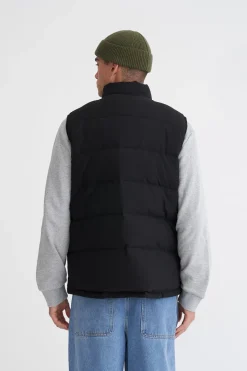 MENS HUFFER PUFFER VEST BLACK