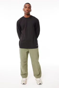 MENS LS TECH TEE BLACK