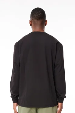 MENS LS TECH TEE BLACK