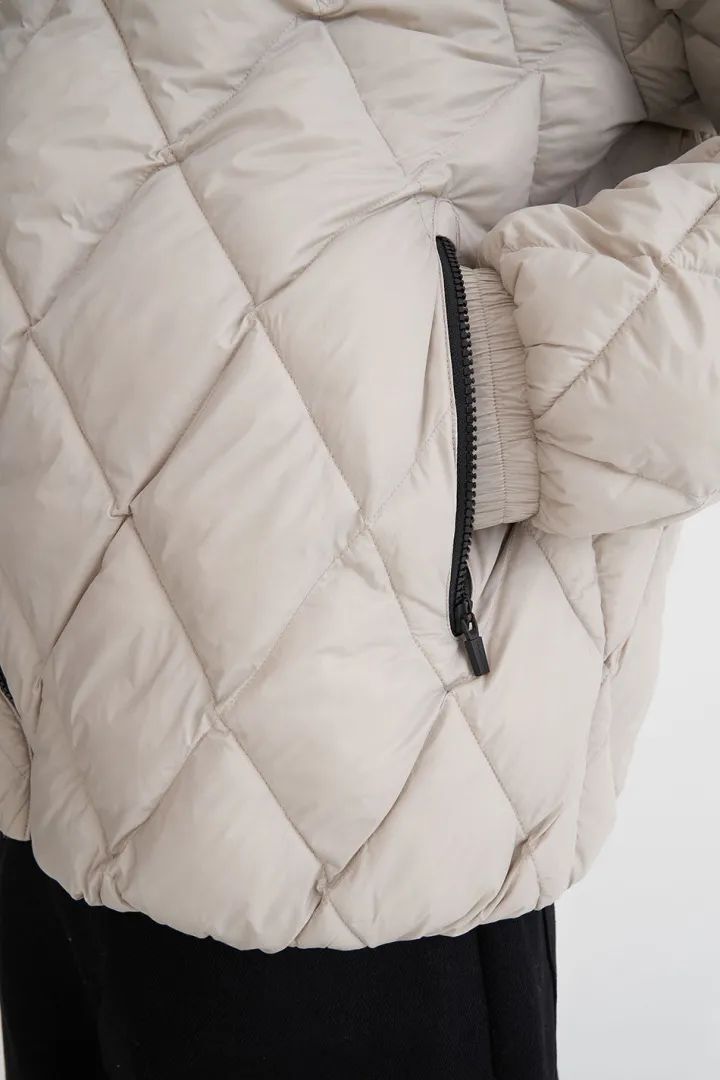 MENS QUILTED LOFT JACKET MOONROCK