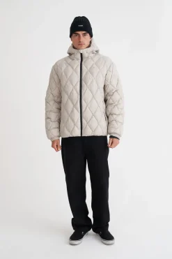 MENS QUILTED LOFT JACKET MOONROCK