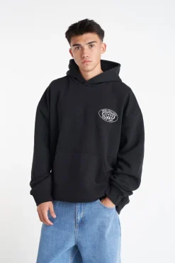 MENS SATURDAY HOOD/HOMIE BLACK