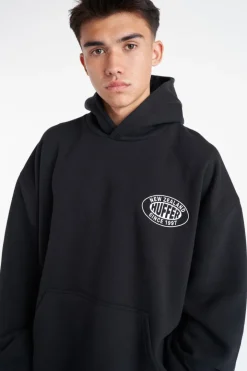 MENS SATURDAY HOOD/HOMIE BLACK