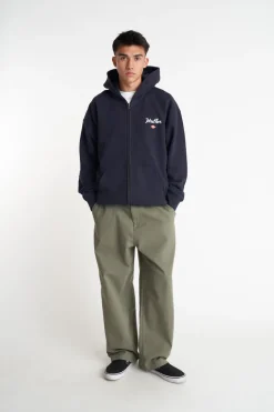 MENS SATURDAY ZIP HOOD NAVY