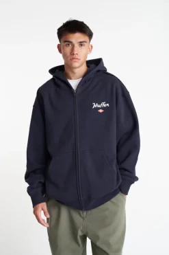 MENS SATURDAY ZIP HOOD NAVY