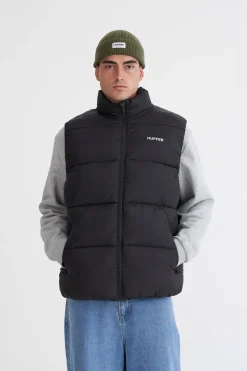 MENS STREET PUFFER VEST BLACK