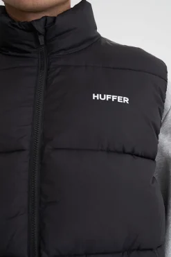 MENS STREET PUFFER VEST BLACK