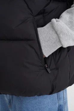 MENS STREET PUFFER VEST BLACK