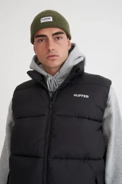 MENS STREET PUFFER VEST BLACK