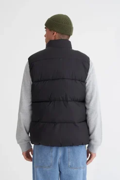 MENS STREET PUFFER VEST BLACK