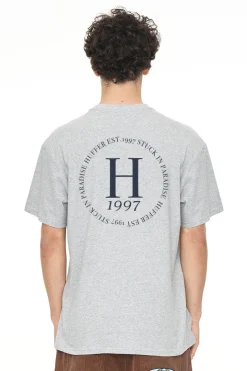 MENS SUP TEE/ALL ROUNDER GREY MARLE