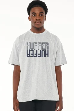 MENS SUP TEE/DUAL GREY MARLE