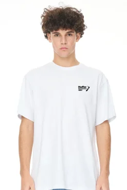 MENS SUP TEE/HUFFER GLOBAL WHITE