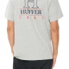 MENS SUP TEE/SIGN OFF GREY MARLE