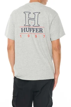 MENS SUP TEE/SIGN OFF GREY MARLE
