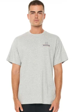 MENS SUP TEE/SIGN OFF GREY MARLE