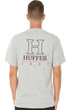 MENS SUP TEE/SIGN OFF GREY MARLE