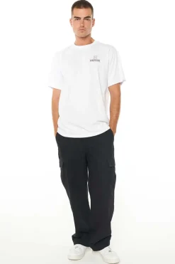 MENS SUP TEE/SIGN OFF WHITE