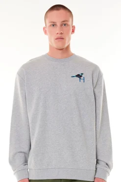 MENS TRUE CREW/BREWED GREY MARLE