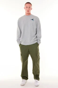 MENS TRUE CREW/BREWED GREY MARLE